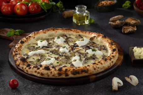 Naples Mushroom With Truffle Oil Pizza