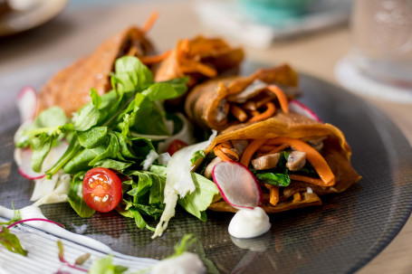 Crêpe Aux Champignons Sauvages