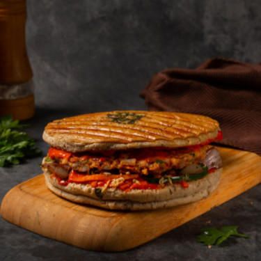 Burger Kulcha Au Poulet Péri-Péri