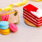 Red Velvet Naked Slice Macaron Box Of 3pc