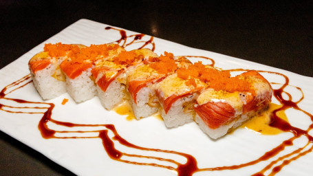 Wild Salmon Oshi Sushi (6)