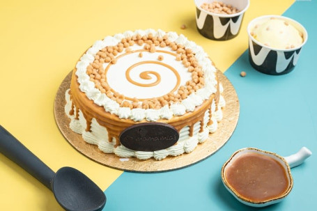 Gâteau À La Crème Glacée Italienne Au Caramel Écossais [1,3Lb, 590G]