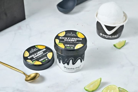 Sicily Lemon Sorbet Ice Cream Tub [125 Ml]