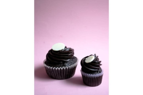 Chocolate With Chocolate Ganache Cupcake