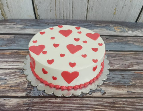 Eggless To My Valentine Cake