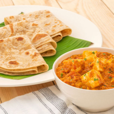 Paneer Masala Avec Parathas