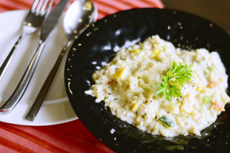 Vegetable Risotto In Choice Of Sauce