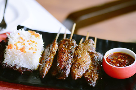 Tdm Signature- Yakitori Chicken With Rice (Bbq) (6 Pcs)