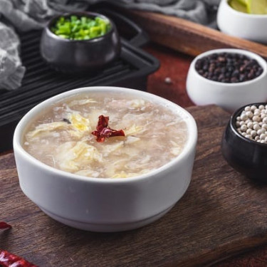 Soupe De Chair De Crabe Aux Oeufs Et Aux Piments