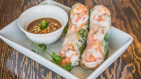 Black Tiger Shrimp Spring Rolls (2 Pc)