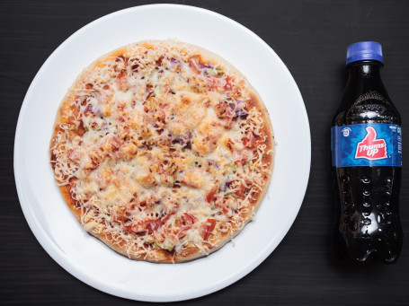 Mixed Cheese Pizza 300 Ml Coke Combo