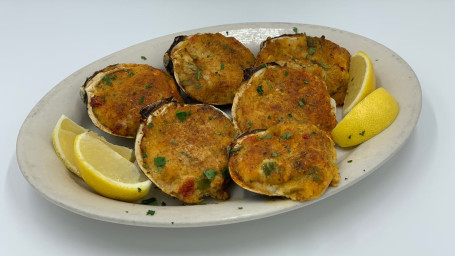 Baked Clams Oreganata (6 Pcs)