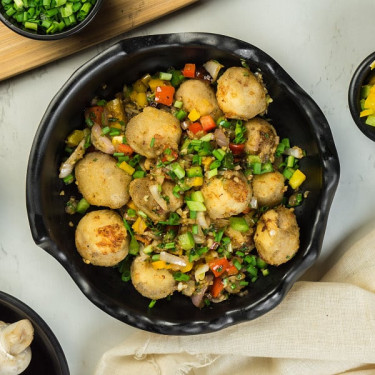 Veg Stuffed Mushroom Garlic Pepper