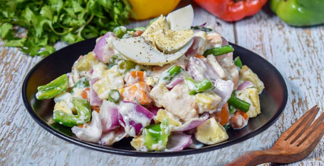 Egg Chicken Russian Salad