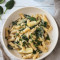Penne With Grilled Artichoke Baby Spinach And Lemon Cream