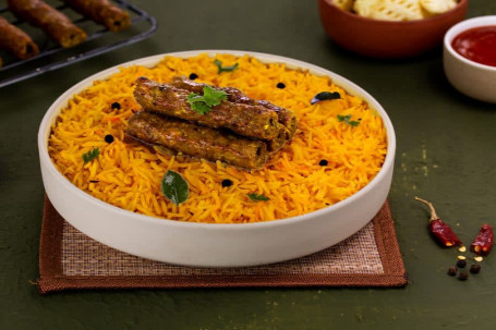 Mutton Seekh Dum Biryani