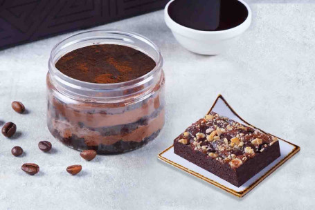 Moka Cake Jar Hazelnut Brownie Combo