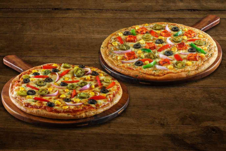 Maharaja Veg Pizza-Medium Pizza Aux Légumes Frais Du Jardin-Medium (Gratuit)