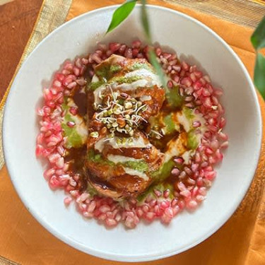 Crusty Baked Samosa Chaat