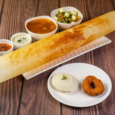 1 Masala Dosa 1 Steamed Idly 1 Vada