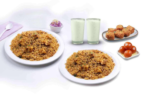 Paneer Biryani Feast (Hyderabadi)