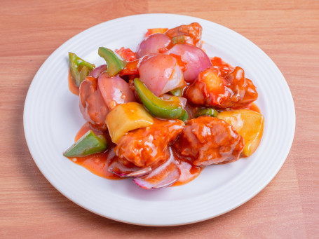 Sweet And Sour Chicken Boneless (6 Pcs)