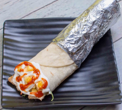 Corn Cheese Chicken Wrap