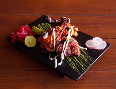 Chicken Tandoori (Half) (2Pc) (Served With Chutney)