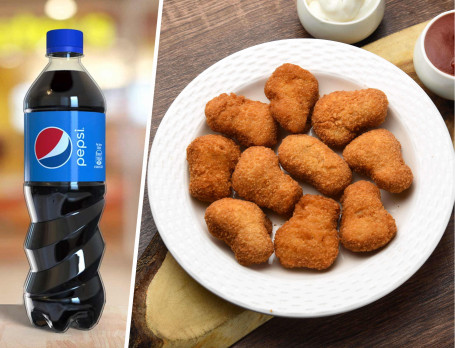 Chicken Nuggets (10 Pcs) Pepsi (750 Ml)