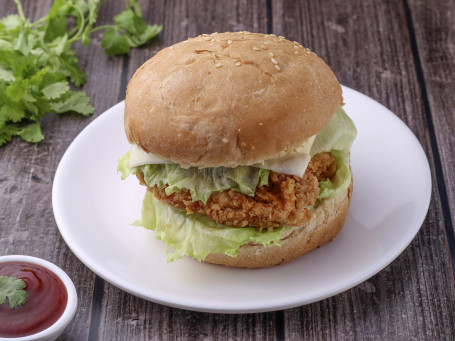 Crispy Chicken Cheese Burger (1 Pc)