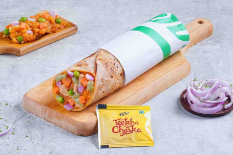 Wrap De Blé Entier Aux Pommes De Terre Masala