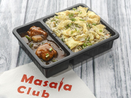 Eggfried Rice Chilli Chicken 2 Pcs