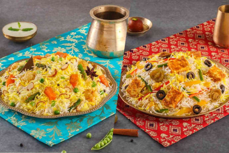 Veg Biryani (Subz-E-Biryani, Sert-1-2) Paneer Veg Biryani (Paneer Subz, Sert-1-2)