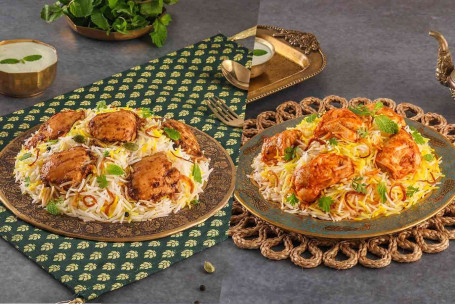 Poulet Biryani (Lazeez Bhuna Murgh, Pour 1-2 Personnes) Poulet Tikka Biryani (Murgh Tikka, Pour 1-2 Personnes)