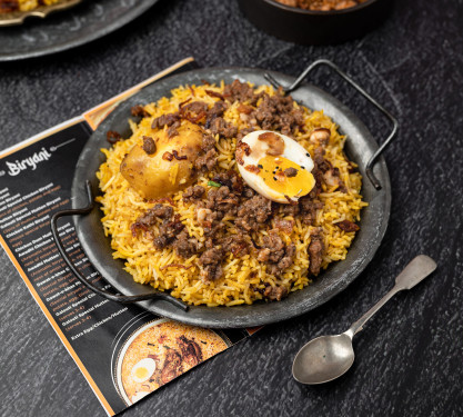 Awadhi Mutton Keema Biryani