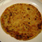 Paneer Paratha With Plain Curd And Pickle