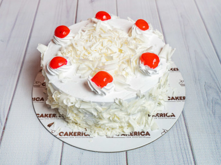 Eggless White Forest Cake (1 Lb)