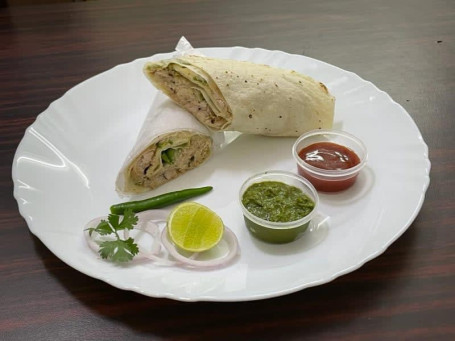 Guiltless Rumali Chicken Reshmi Kathi Kebab Roll