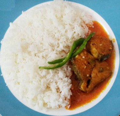 Rice With Fish Curry Combo
