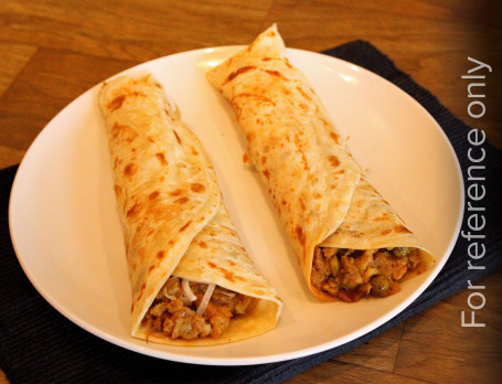 Egg Mutton Boti Kathi Roll