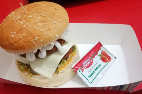 Chicken Double Decker Cheese Burger