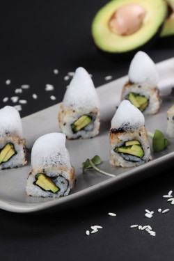 Crispy Avocado Spicy Mayo Scallion Sushi