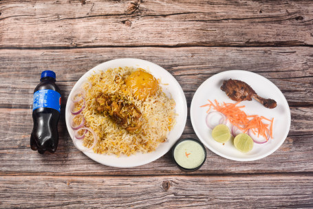 Chicken Biryani With Smoky Tangdi Combo