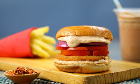 Aaloo Tikki Cheese Burger