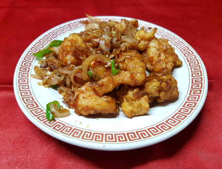 Green Chilli Chicken Dry 8Pc Boneless