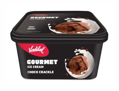 Pot De Crème Glacée Craquelée Au Chocolat (1 Litre)