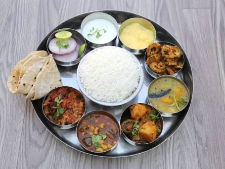 Chingri Prawns Fish Thali