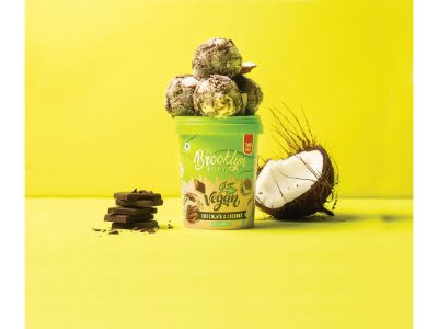 Crème Glacée Végétalienne Au Chocolat Et À La Noix De Coco 450 Ml