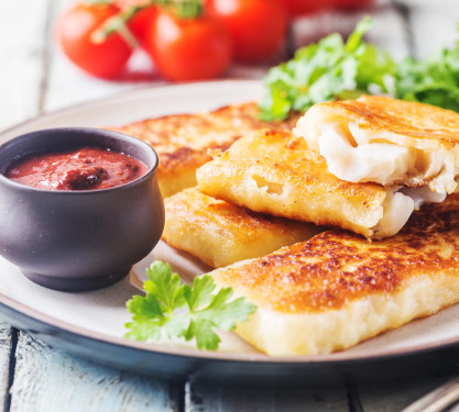 Crumb Fried Fish With Tartar Sauce