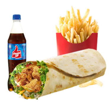Crispy Chicken Grilled Wrap Combo